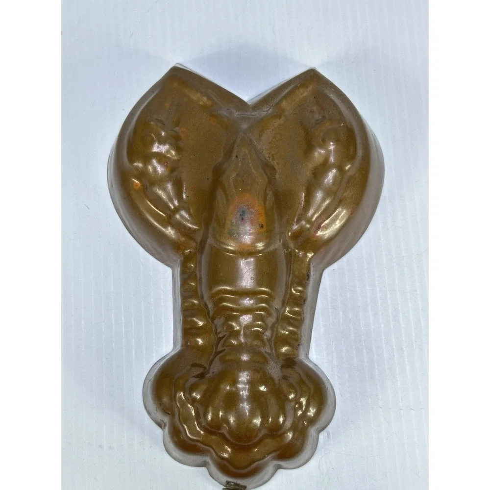 Vintage Douro B&M Portugal Copper Lobster Mold Wall Hanging Baking Home Decor